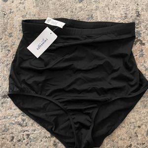 Swimsuits for All Women’s Plus High Waisted Swim Bottoms